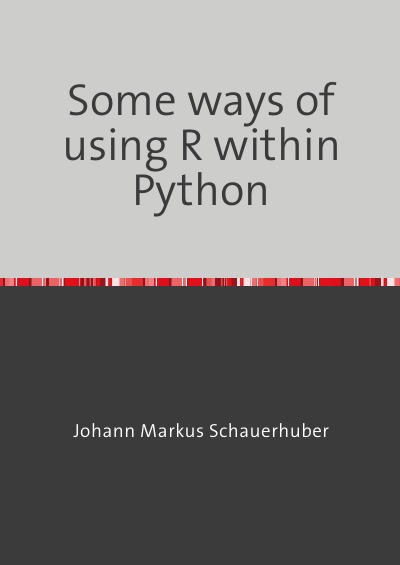 'Cover von Some ways of using R within Python'-Cover