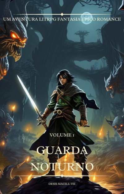 'Cover von Guarda Noturno:Um Aventura LitRPG Fantasia Épico Romance (Volume 1)'-Cover