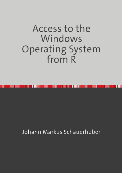 'Cover von Access to the Windows Operating System from R'-Cover