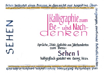 'Cover von Sehen 1'-Cover