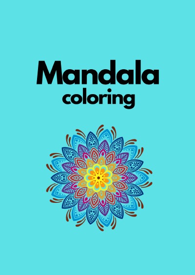 'Cover von Mandalas Coloring'-Cover