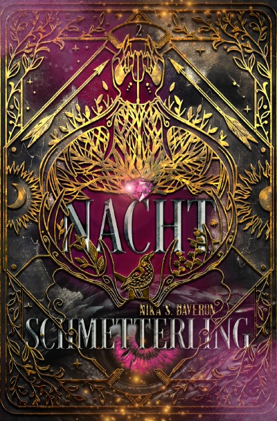 'Cover von Nachtschmetterling: Knisternde Dark Fantasy Romance (Ashitara-Chroniken 2)'-Cover