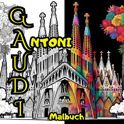 'Cover von Gaudi vol 2 Malbuch'-Cover
