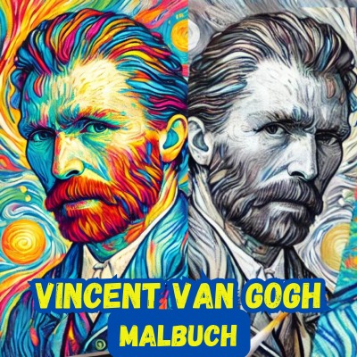 'Cover von Vincent Van Gogh Malbuch'-Cover