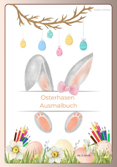 'Cover von Malbuch Osterhasen ab 3 Jahren/ viele vers. Motive'-Cover