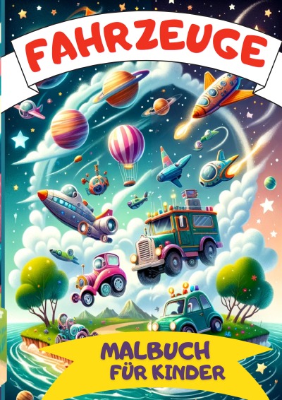 'Cover von Fahrzeuge Malbuch'-Cover