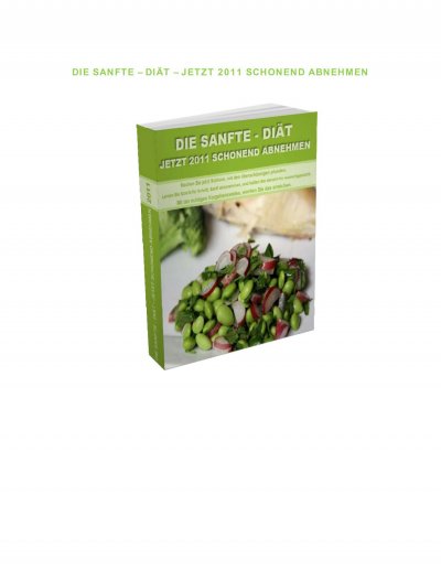 'Cover von Die sanfte Diät – Jetzt schonend Abnehmen.'-Cover