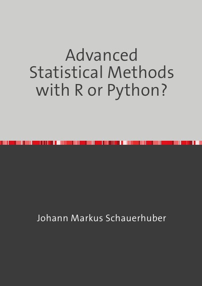 'Cover von Advanced Statistical Methods with R or Python?'-Cover