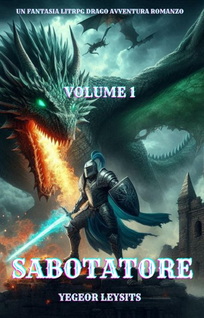 'Cover von Sabotatore:Un Fantasia LitRPG Drago Avventura Romanzo(Volume 1)'-Cover