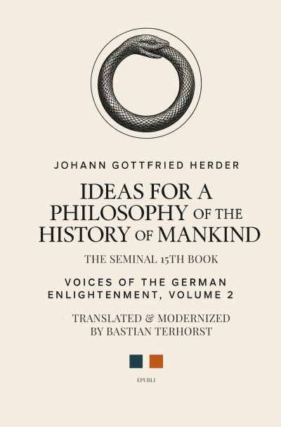 'Cover von Ideas for a Philosophy of the History of Mankind'-Cover