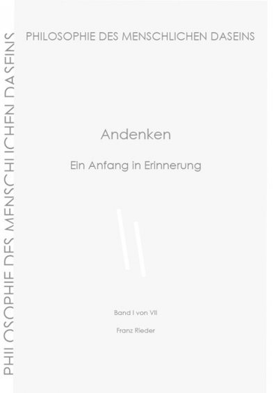 'Cover von Andenken'-Cover
