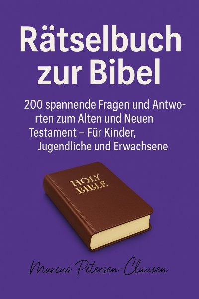 'Cover von Rätselbuch zur Bibel'-Cover
