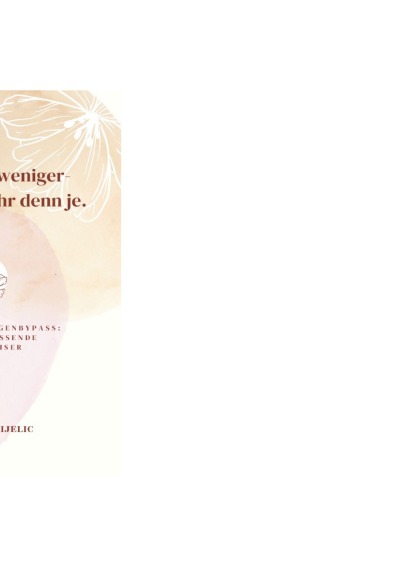 'Cover von Ich wiege weniger – aber bin mehr denn je!'-Cover