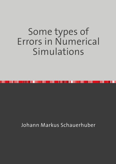 'Cover von Some types of Errors in Numerical Simulations'-Cover