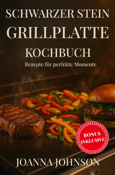'Cover von Schwarzer Stein Grillplatte Kochbuch'-Cover
