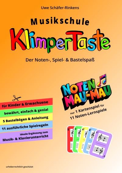 'Cover von Musikschule Klimpertaste – Der Noten-, Spiel- und Bastelspaß'-Cover