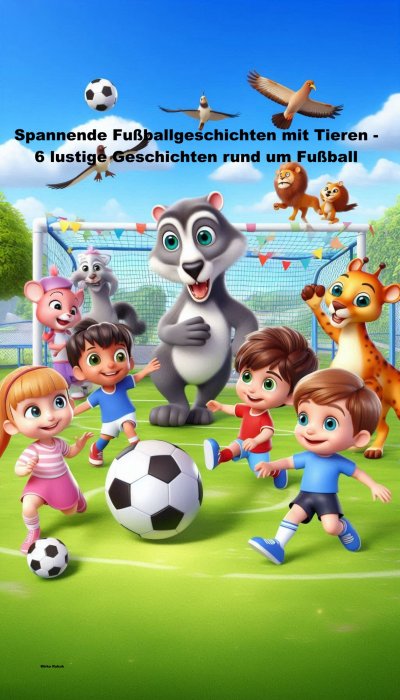 'Cover von Spannende Fußballgeschichten mit Tieren'-Cover