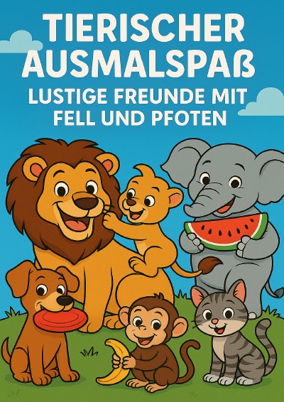 'Cover von Tierischer Ausmalspaß'-Cover