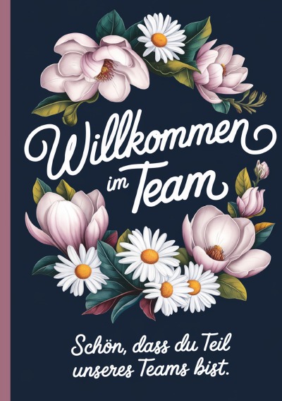 'Cover von Willkommen im Team  Schön, dass du Teil unseres Teams bist'-Cover