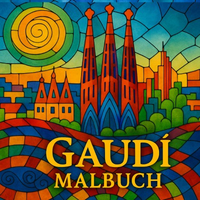 'Cover von Gaudi vol 3 Malbuch'-Cover