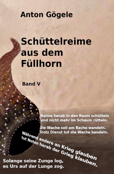 'Cover von Schüttelreime aus dem Füllhorn Band V'-Cover