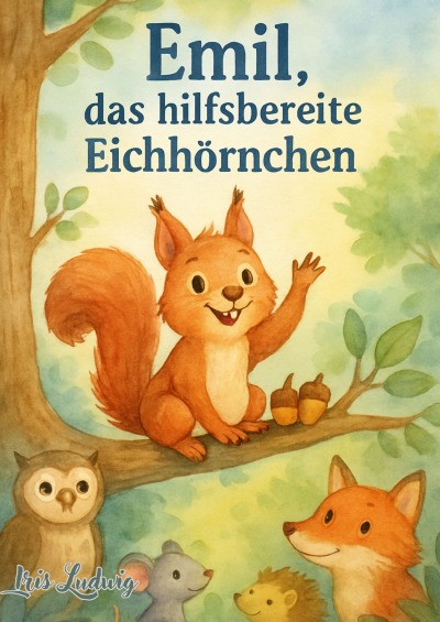 'Cover von Emil, das hilfsbereite Eichhörnchen'-Cover
