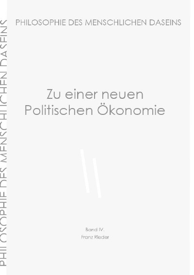 'Cover von Zu einer neuen Politischen Ökonomie'-Cover