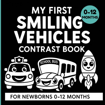 'Cover von My Fisrt Smiling Vehicles Contrast book'-Cover