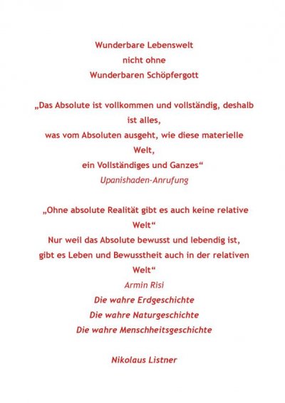 'Cover von Wunderbare Lebenswelt nicht ohne wunderbaren Schöpfergott'-Cover