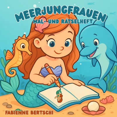 'Cover von Meerjungfrauen – Mal- und Rätselheft'-Cover