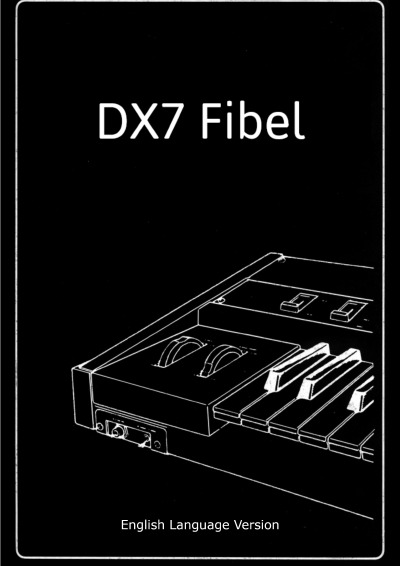 'Cover von DX7 Fibel -English Language Version-'-Cover