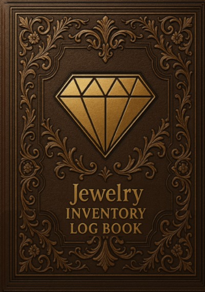 'Cover von Jewelry Inventory log book'-Cover