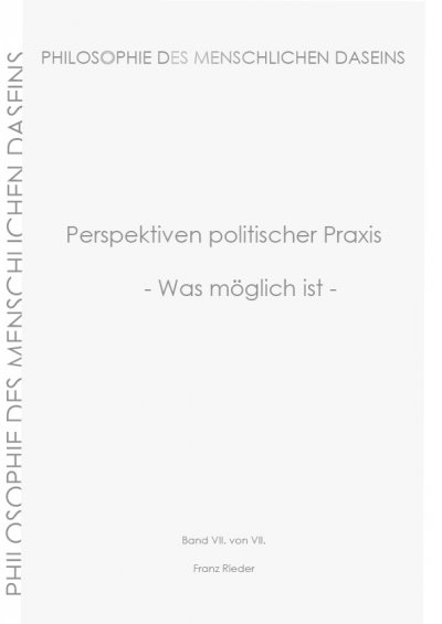 'Cover von Perspektiven politischer Praxis'-Cover