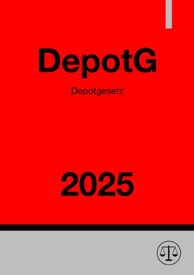 'Cover von Depotgesetz – DepotG 2025'-Cover