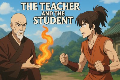'Cover von The teacher and the student'-Cover