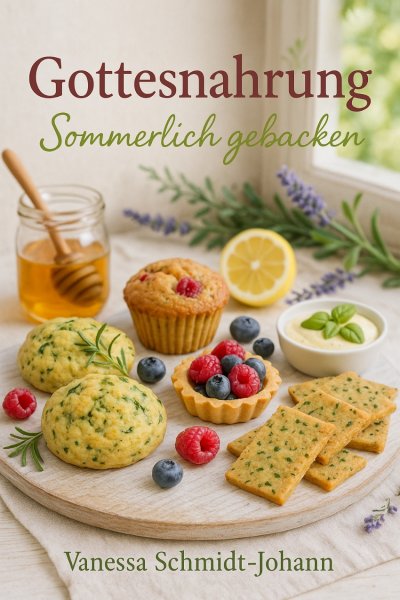 'Cover von Gottesnahrung – Sommerlich gebacken: Natürliches Backvergnügen für heiße Tage'-Cover