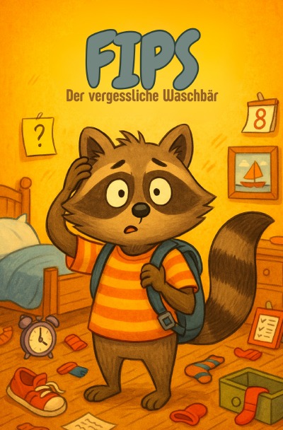 'Cover von Fips der vergessliche Waschbär'-Cover