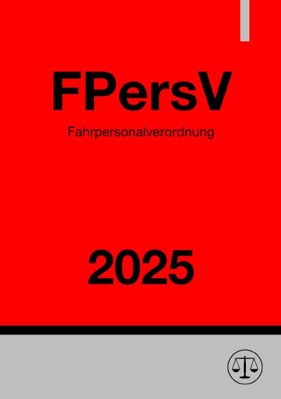 'Cover von Fahrpersonalverordnung – FPersV 2025'-Cover