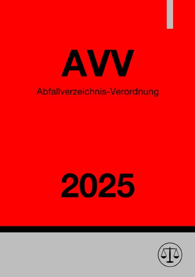 'Cover von Abfallverzeichnis-Verordnung – AVV 2025'-Cover