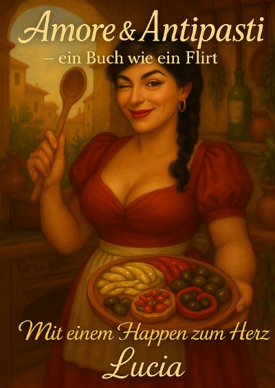 'Cover von Amore & Antipasti – ein Buch wie ein Flirt .Mit einem Happen zum Herz'-Cover