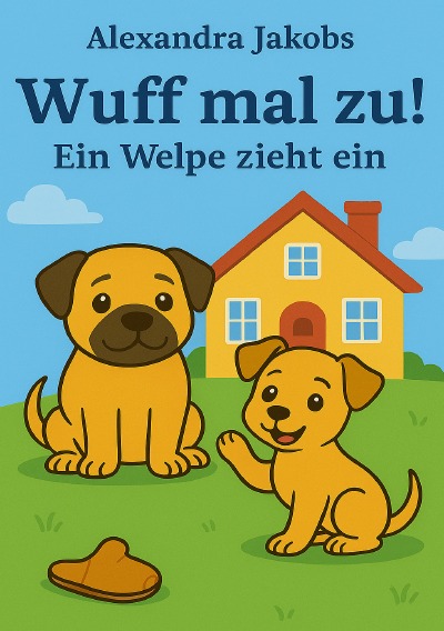 'Cover von Wuff mal zu!Ein Welpe zieht ein'-Cover