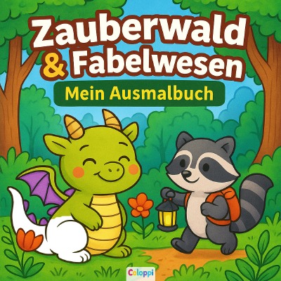 'Cover von Zauberwald und Fabelwesen – Mein Ausmalbuch'-Cover