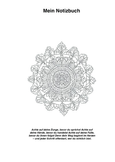 'Cover von Mehr Klarheit, Motivation und Achtsamkeit – dein vielseitiges Notizbuch für Gedanken, Ziele, Skizzen und tägliche Reflexion.'-Cover