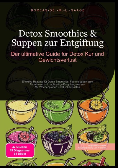 'Cover von Detox Smoothies & Suppen zur Entgiftung: Der ultimative Guide für Detox Kur und Gewichtsverlust'-Cover