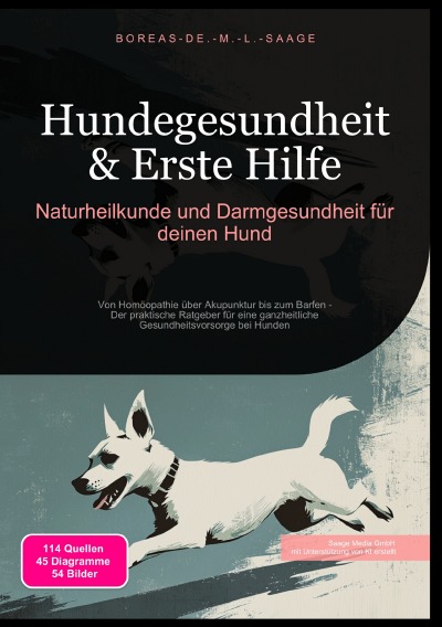 'Cover von Hundegesundheit & Erste Hilfe: Naturheilkunde und Darmgesundheit für deinen Hund'-Cover