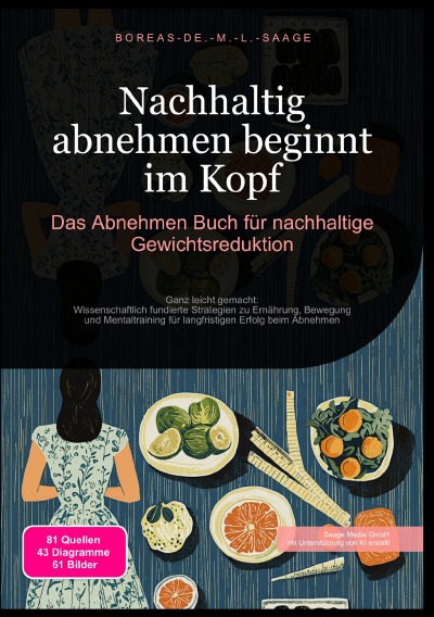 'Cover von Nachhaltig abnehmen beginnt im Kopf: Das Abnehmen Buch für nachhaltige Gewichtsreduktion'-Cover