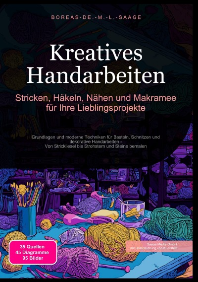 'Cover von Kreatives Handarbeiten: Stricken, Häkeln, Nähen und Makramee für Ihre Lieblingsprojekte'-Cover