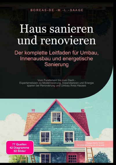'Cover von Haus sanieren und renovieren: Der komplette Leitfaden für Umbau, Innenausbau und energetische Sanierung'-Cover