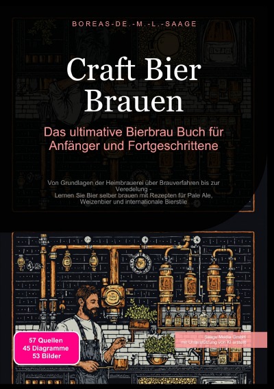 'Cover von Craft Bier Brauen: Das ultimative Bierbrau Buch für Anfänger und Fortgeschrittene'-Cover