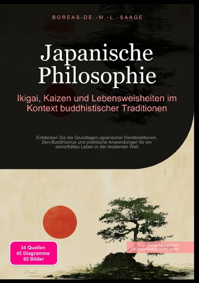 'Cover von Japanische Philosophie: Ikigai, Kaizen und Lebensweisheiten im Kontext buddhistischer Traditionen'-Cover